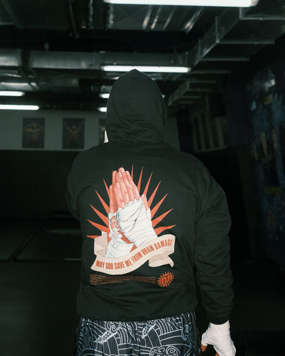 May God Save Me From Brain Damage Hoodie